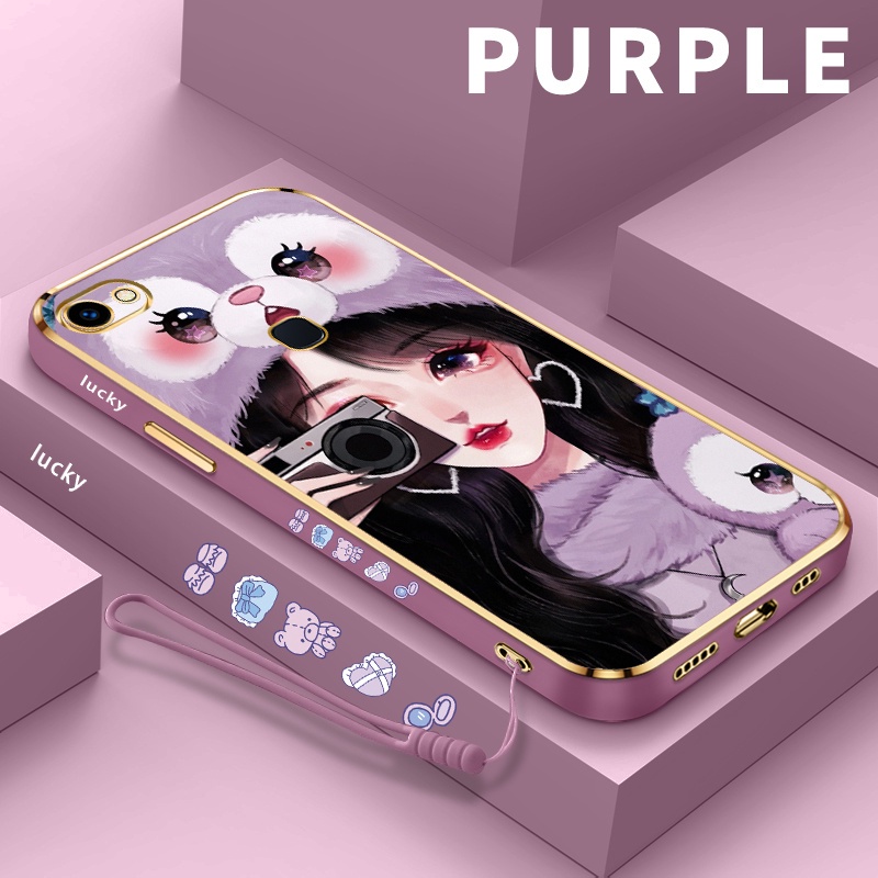 Casing Case Golden Chromic Plating Soft Case hp casing hp For Vivo Y81 Y81i Y81s casing hp For Vivo 