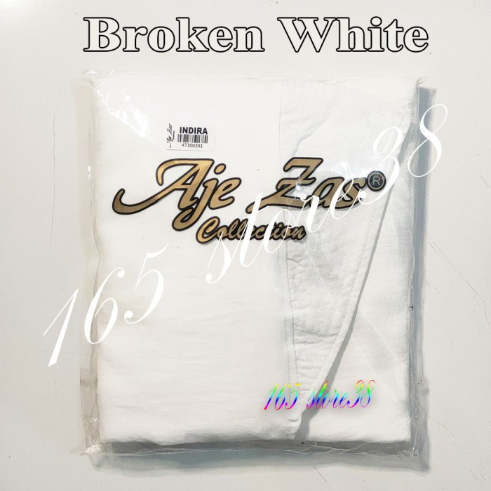 Hijab/Jilbab/Khimar Indira Plus Cadar Ori Aje Zas Bergo Crinkle Jumbo - Biru Denim, Indira