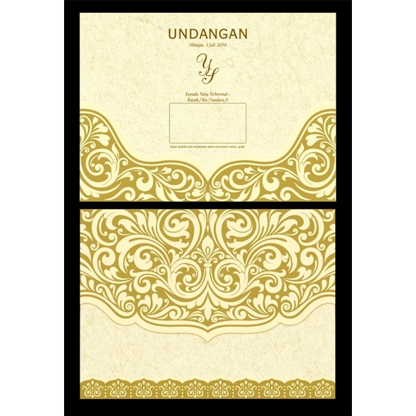 Blangko Kosong Undangan Pernikahan ERA BARU / ERBA 2408 SET