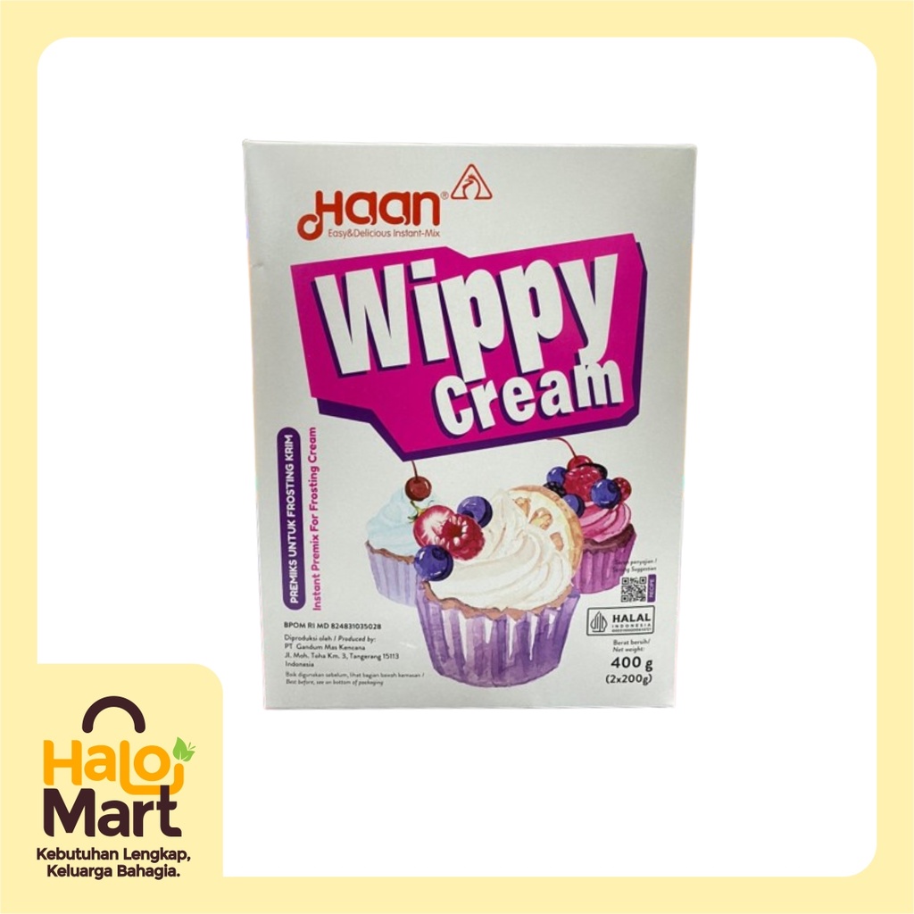 

Haan Wippy Whipped Cream Bubuk [400 g]
