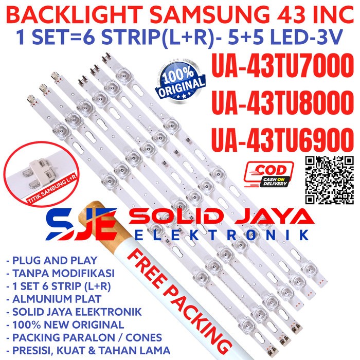 BACKLIGHT TV SAMSUNG UA-43TU8000 UA43TU8000K UA43TU8000 UA-43TU7000K -RZ15