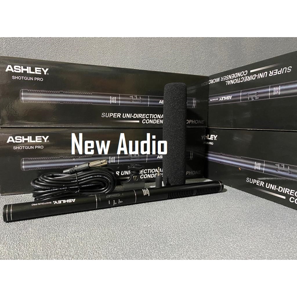 Mic Kabel Condensor Shotgun Pro Ashley Original DSRL Panjang
