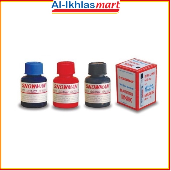 

REFILL TINTA SPIDOL SNOWMAN WHITEBOARD WBI-20