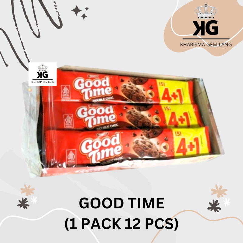 

GOOD TIME - GOOD TIME (12 pcs x 26.5gr) Cookies Box Ecer 2000 Rasa Coklat Biskuit Renyah