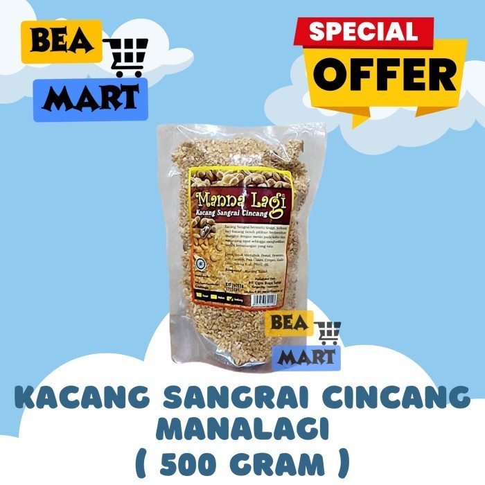 

Kacang Tanah Sangrai Manalagi 500 gr | Topping Manna Mana Lagi 500gr