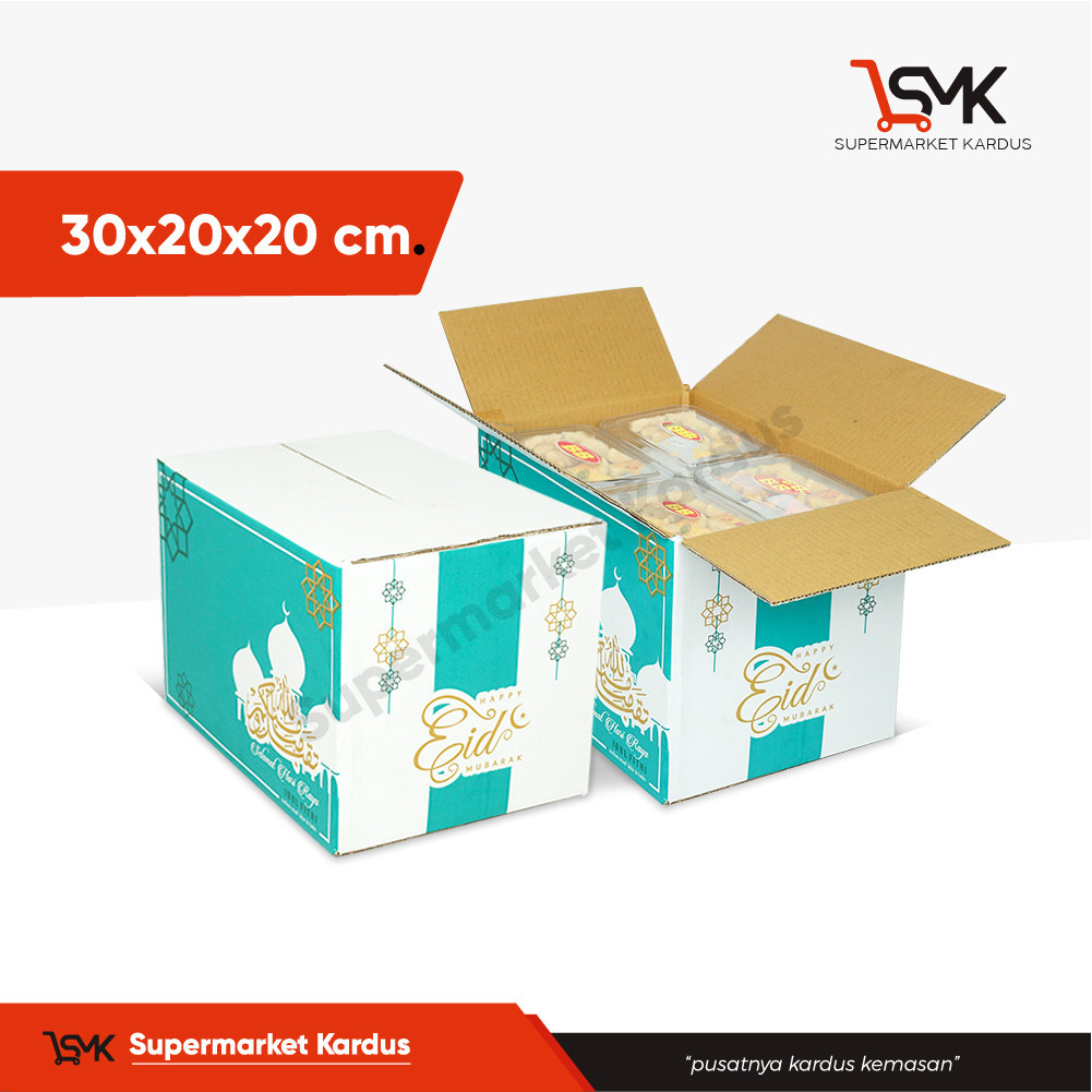 

Box Parcel 30x20x20 (250gr isi 16 toples kotak) Kardus/Parcel/Parcell/Lebaran/Idul Fitri/Fitri/Eid Mubarak/Ied/Eid/Mubarak/box Paket/box Sembako/kuker/kue kering/Hampers/Normal/Tinggi20