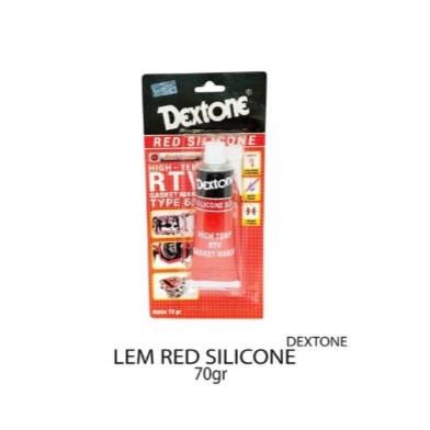 

DEXTONE RED SILICONE 70GRAM - LEM RED SILIKON 70 GRAM TAHAN PANAS