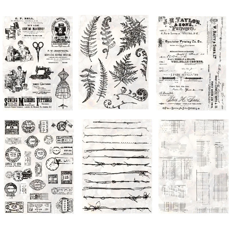 

Phrase and Plants 2025 Rubber Stamp Fairy Vintage Clear Stamps for DIY Craft Making Card Scrapbooking Photo Album Decor Sheets