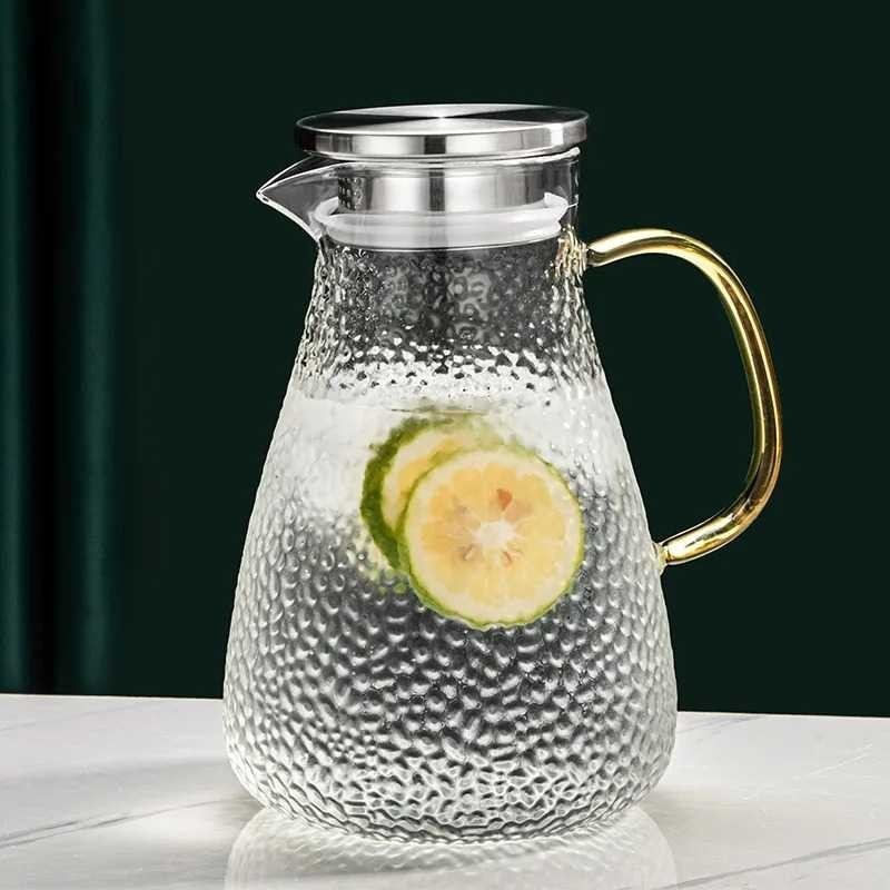 Teko Pitcher Kaca Tahan Panas Api Borosilicate Glass / Teko Pitcher Kaca Tahan Panas / Teko Air / Te