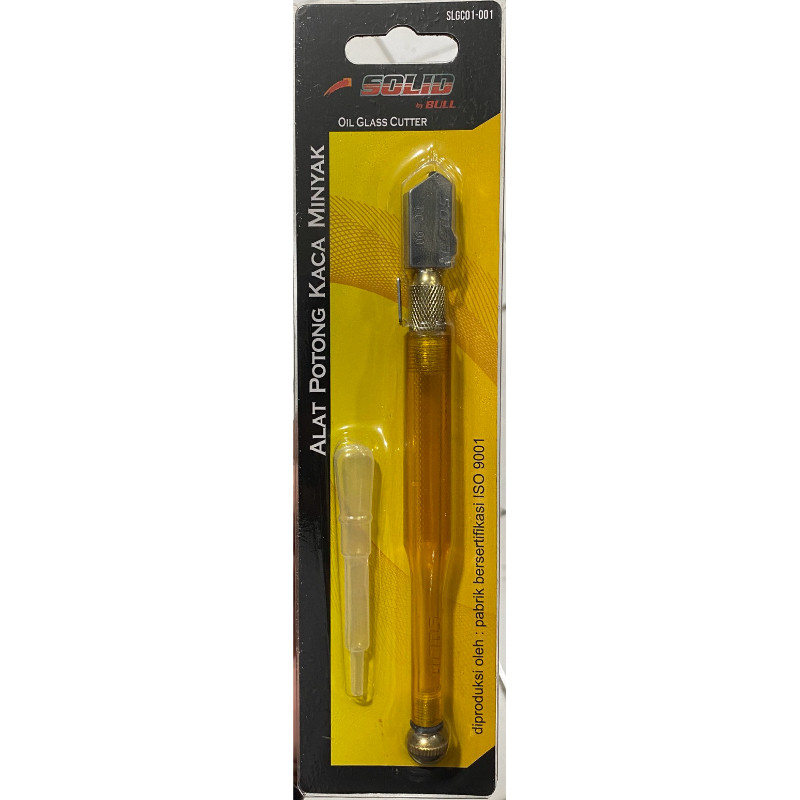 Alat Pisau Potong Kaca SOLID Oil Glass Cutter Pemotong kaca solid kualitas bagus
