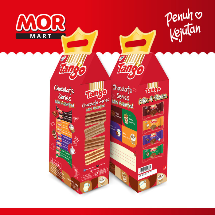 

Tango Wafer Mini Assorted Choco Series 12 Pcs @4gr [1 Box]
