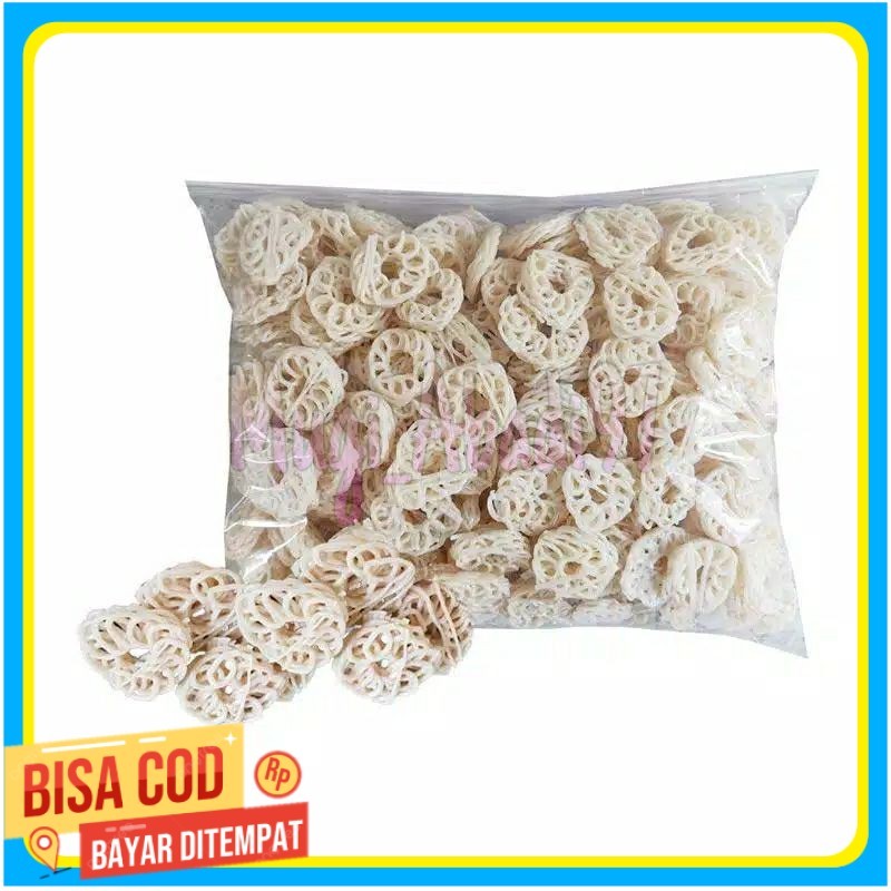 

1kg- KERUPUK MENTAH mawar mini keriting