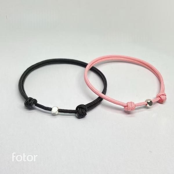 Gelang Couple Cube Dadu alloy Waterproff Korean Bracelets Gelang Couple Pacar