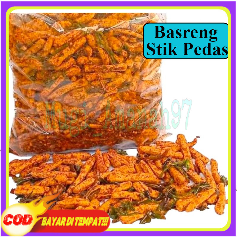 

Basreng stik viral 1kg pedas daun jeruk