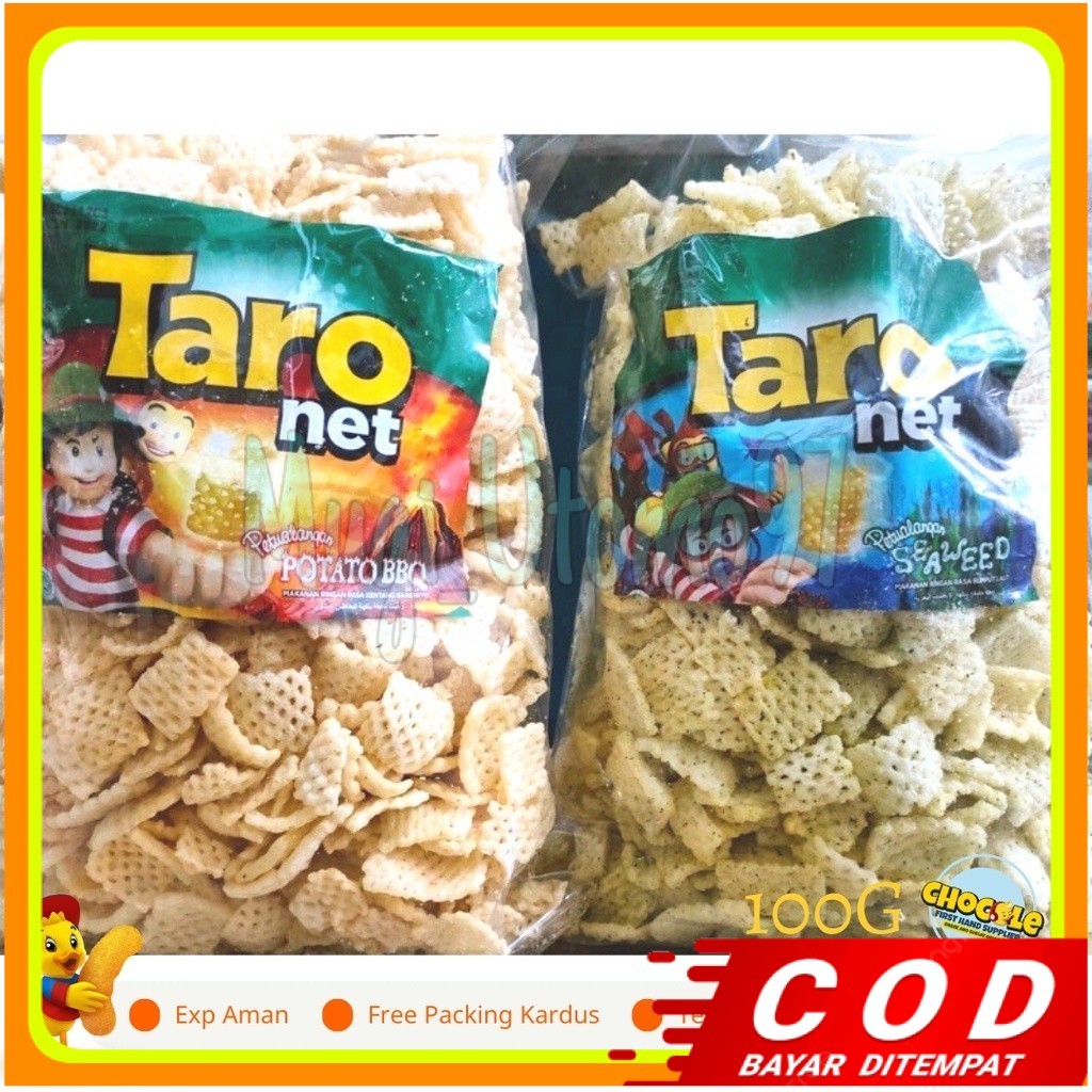 

PROMO 11.11 TARO NET 1 KG || PUSAT GROSIR SNACK DAN COKLAT KILOAN ORIGINAL || CEMILAN INDOFOOD II LEBARAN 2024