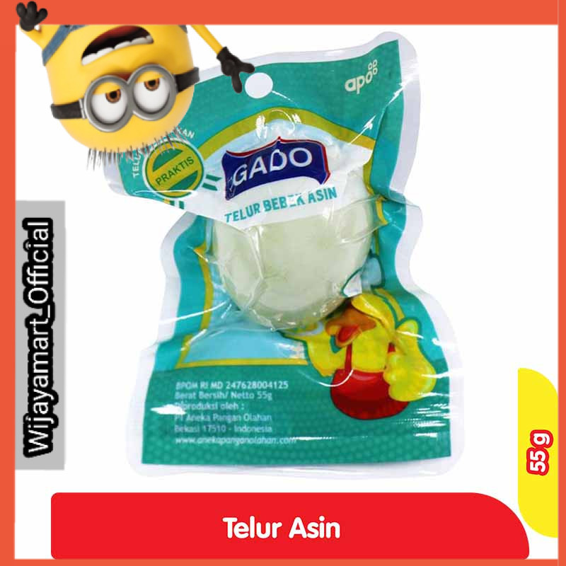 

Gado Telur Bebek Asin 55 g