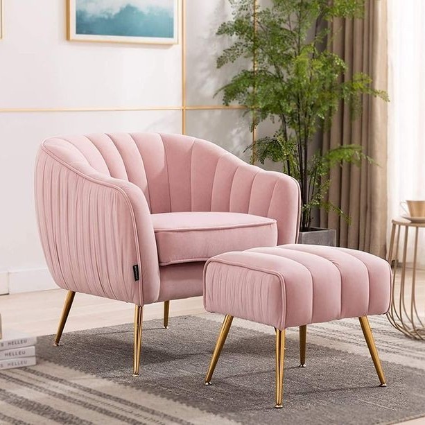 sofa single pink, Sofa mewah terbaru, sofa bed termurah, Sofa Single