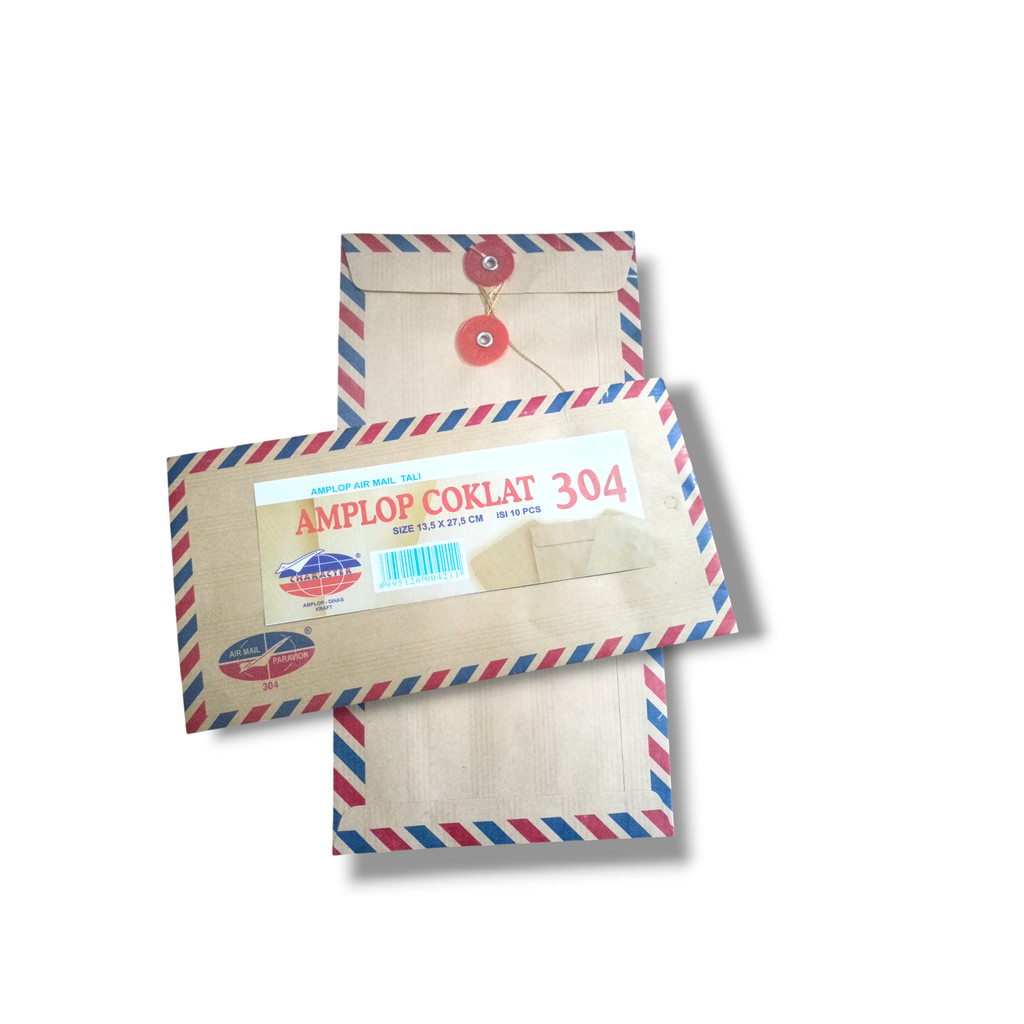 

1 pack Amplop COKLAT TALI isi 10 Pcs ( 303 , 304 , 305 )