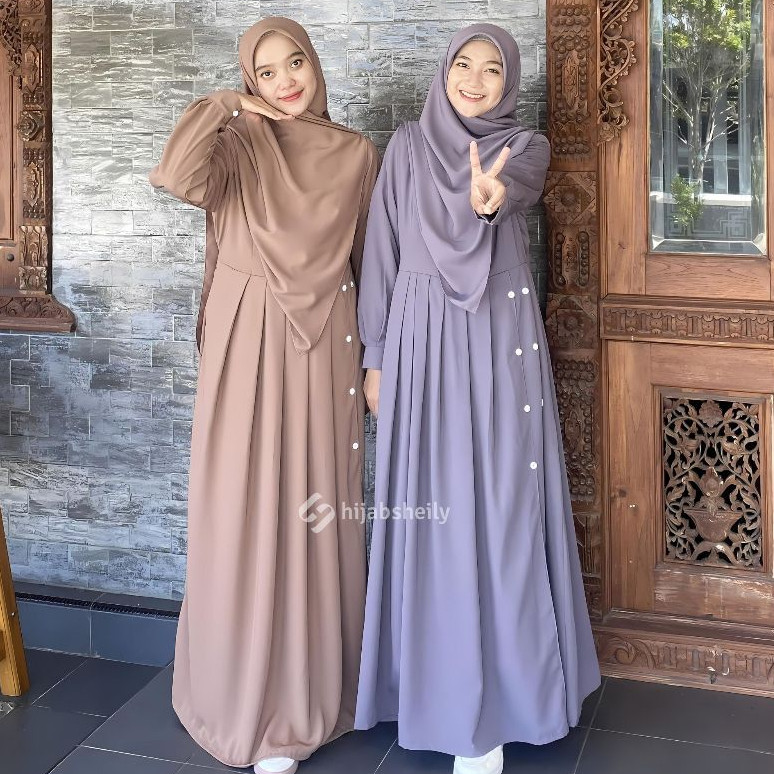 ty73ek GAMIS AR RAYYAN | HIJABSHEILY WOLFIS RAYON CRINKLE PREMIUM JUMBO WANITA TERBARU