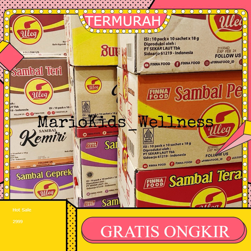 

Sambal Uleg Finna 1 Dus / 1 Karton