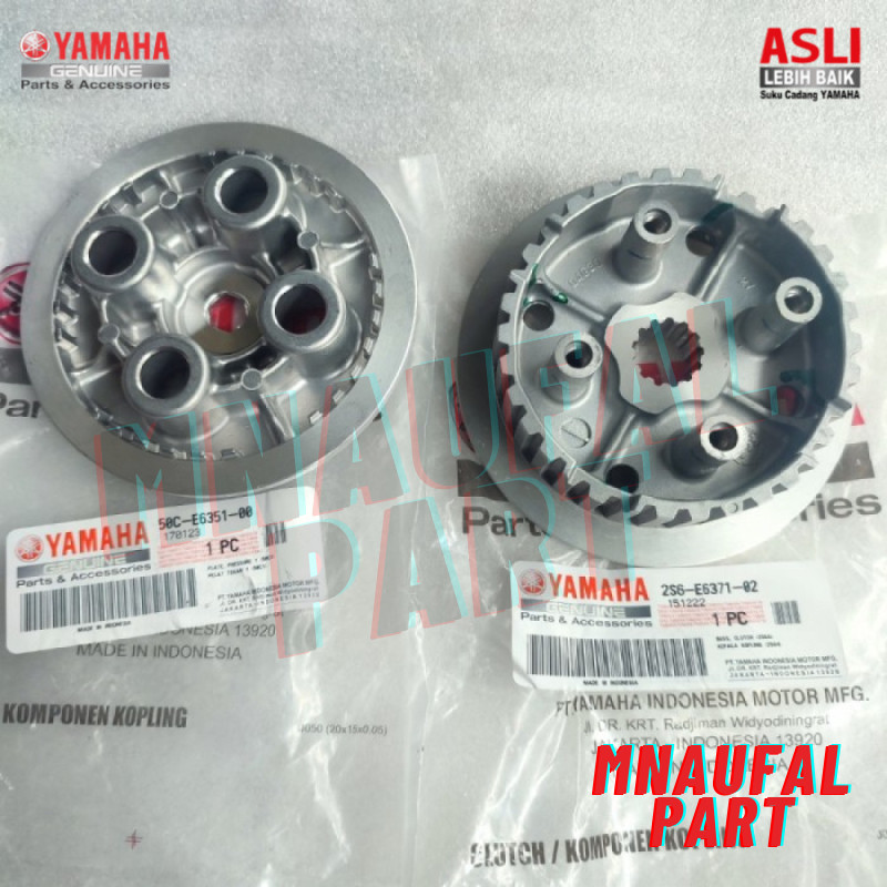 RUMAH KOPLING SET KAKI 4 LAWAN 4 NEW VIXION NVL JUPITER MX NEW ASLI ORIGINAL YAMAHA