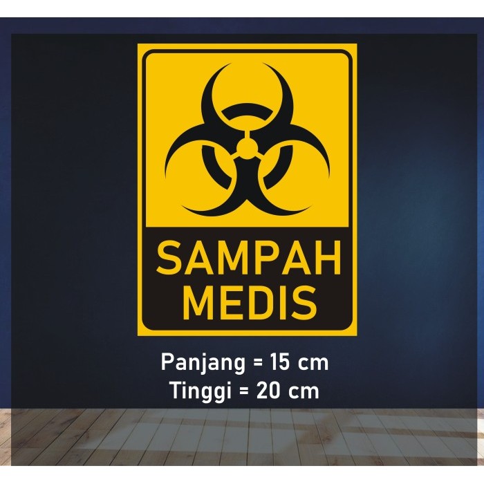 

Sticker Label Sampah Medis 15x20cm