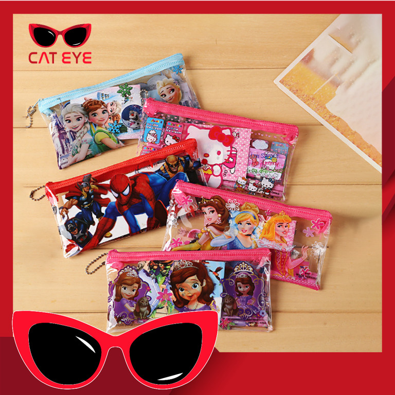 

PROMO - S5999 Alat Tulis Kartun Lucu Set 6 in 1 / Stationery Study Set Murah Karakter / Set Perlengkapan Sekolah Anak 6 in 1