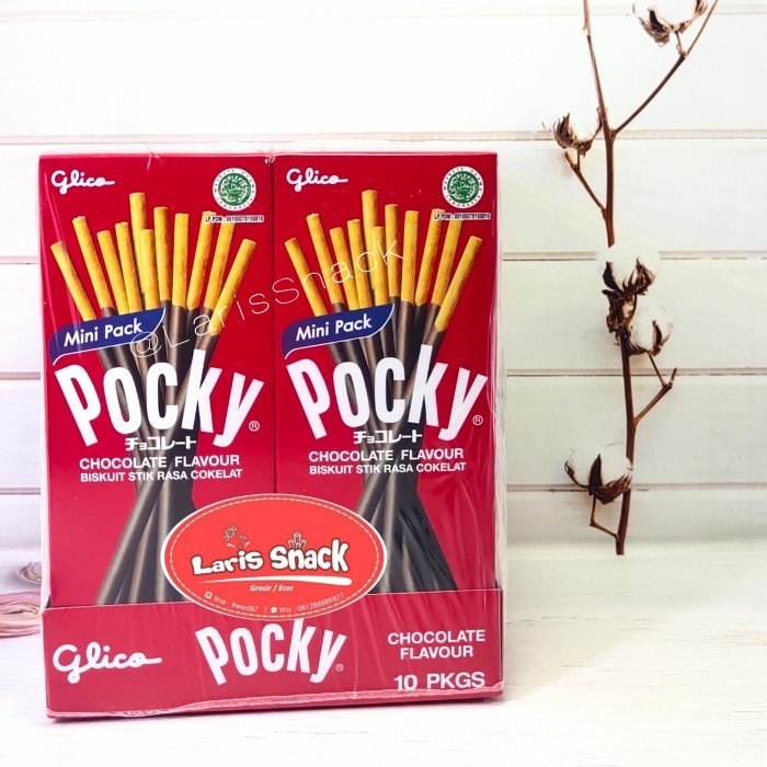 

[PROMO] Pocky Glico Chocolate 22gr (1 Pack isi 10)