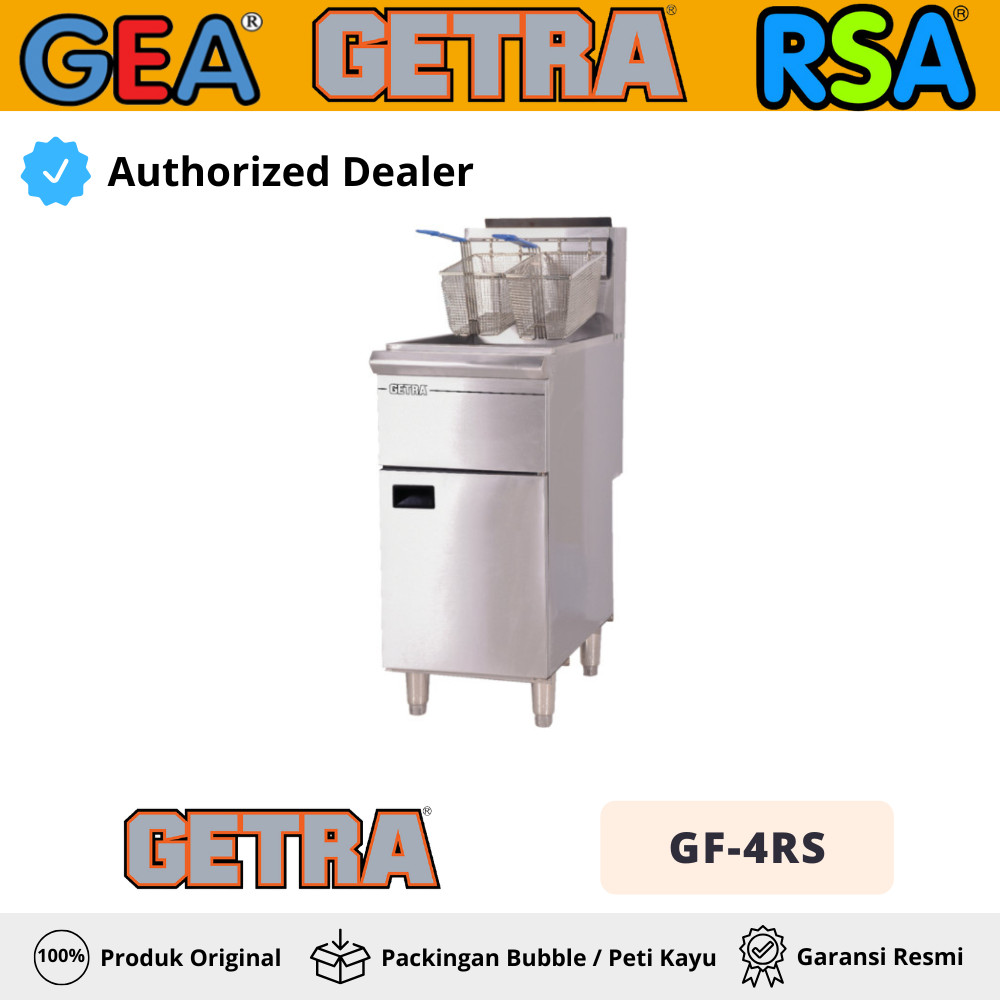 Getra GF-4RS Gas Deep Fryer Free Standing With Thermostat