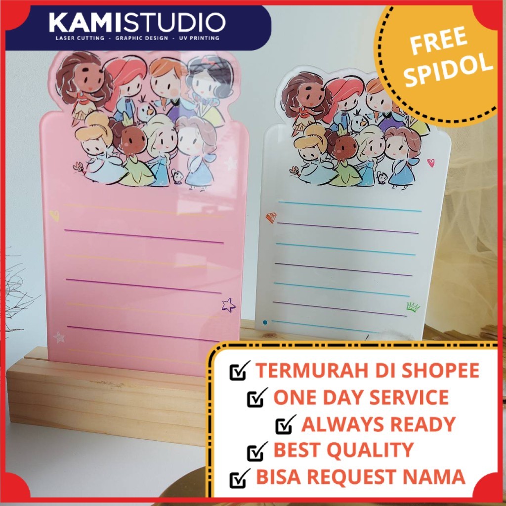 Acrylic Schedule Board/Akrilik Papan Jadwal/Papan Akrilik/Papan Jadwal/Dekorasi Akrilik/Planner /acr