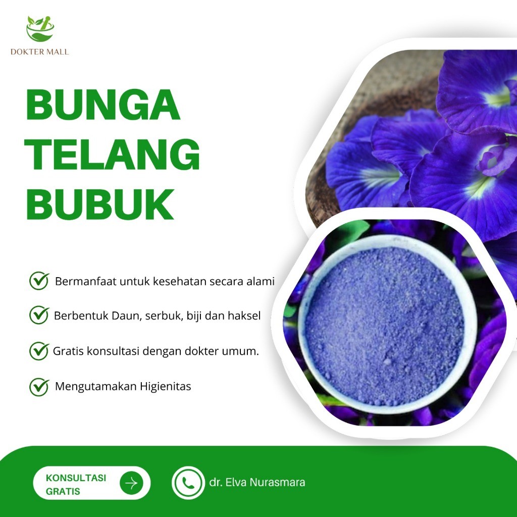 

TEH BUNGA TELANG BUBUK 250 GRAM / SERBUK BUBUK BUNGA TELANG 250 GRAM / BUTTERFLY PEA 250 GRAM