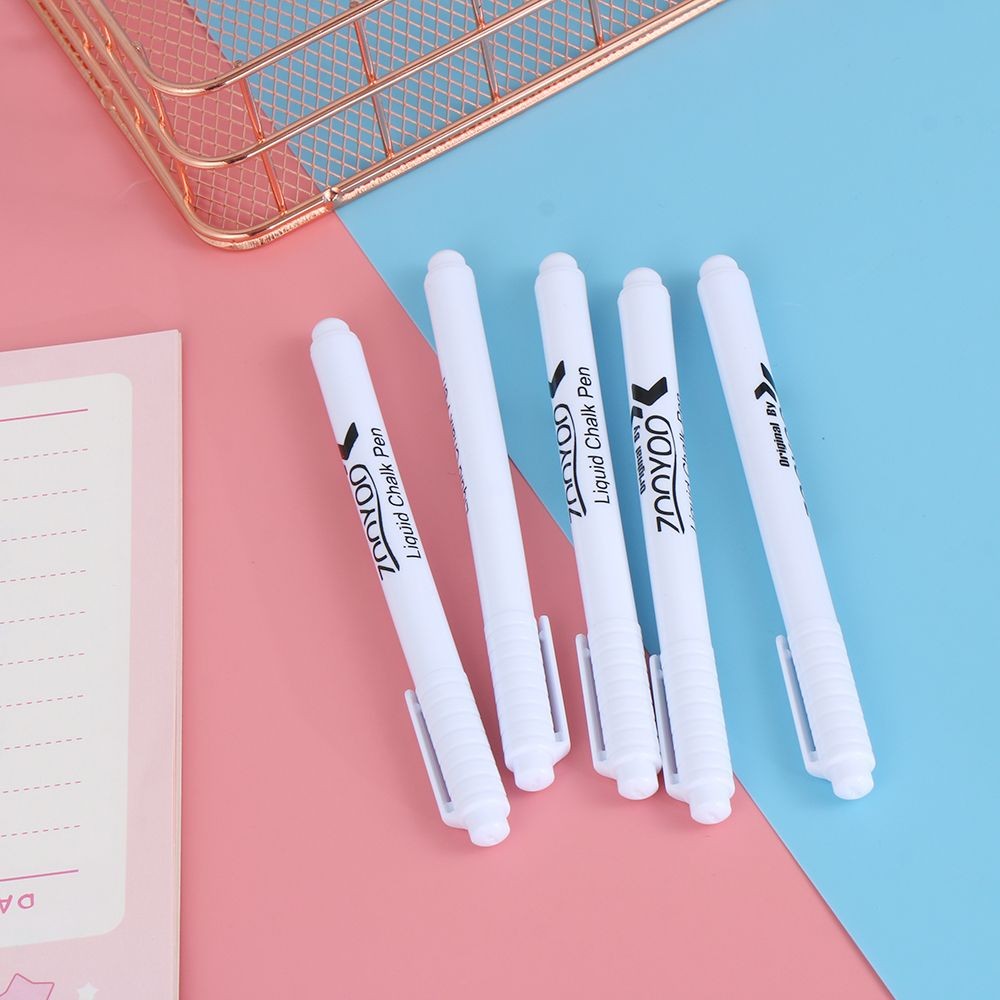 

1/5/10 pcs Environmental Windows Metal Plastics Blackboard Marker Pen Chalkboard White Liquid Chalk Teaching Tools