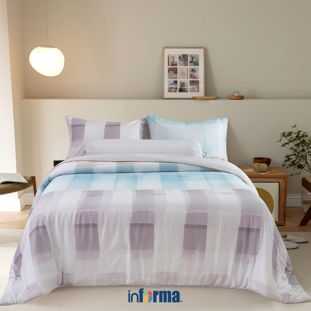 Informa 180X200 cm Set 6 Pcs Seprai King Lyocell Floyd Sprei Seprai Aesthetic Seprei Sheet Set Bed S