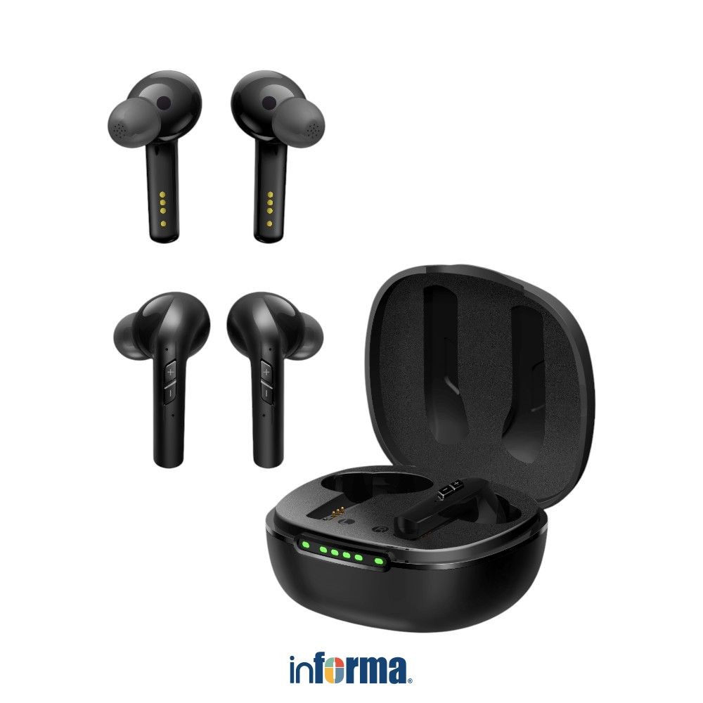 Informa Kels Alat Bantu Dengar Digital Ite Hr220 - Hitam Hearing Aid Alat Kesehatan Alat Bantu Pende