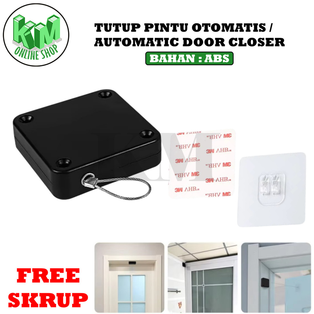 Penutup Pintu Otomatis Automatic Door Closer Pull Alat Tutup Tarik Jendela