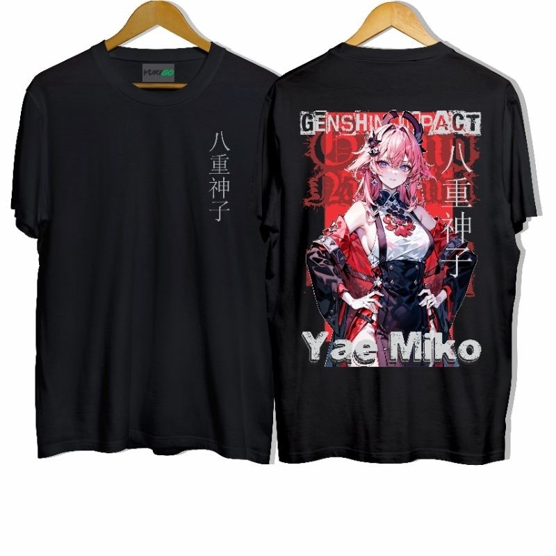 Kaos Anime Game Genshin Impact Yae Miko