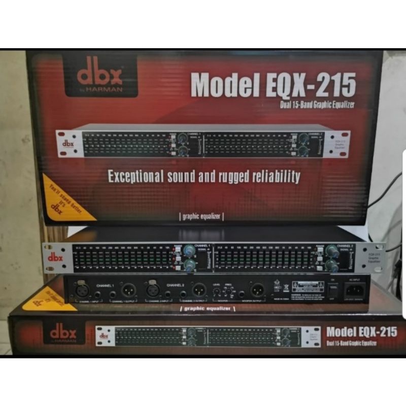 DBX EQX 215 + subwoofer equaliser dbx eqx215 gede A new