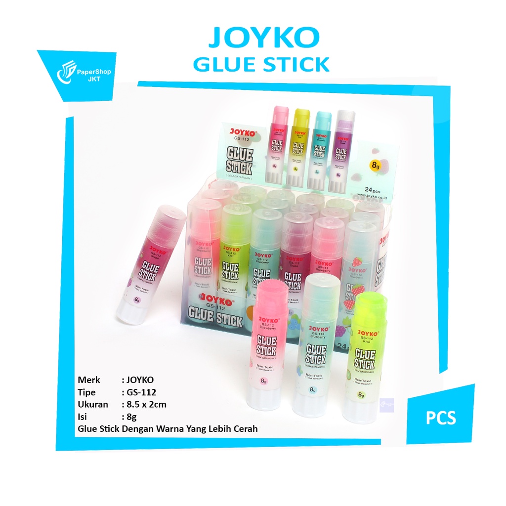 

JOYKO - Glue Stick GS 112 - 8Gr Lem Batangan GS 112 - Pcs