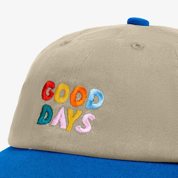 Geoff Kids - Runge Cream Blue | Polo Cap | Topi Anak