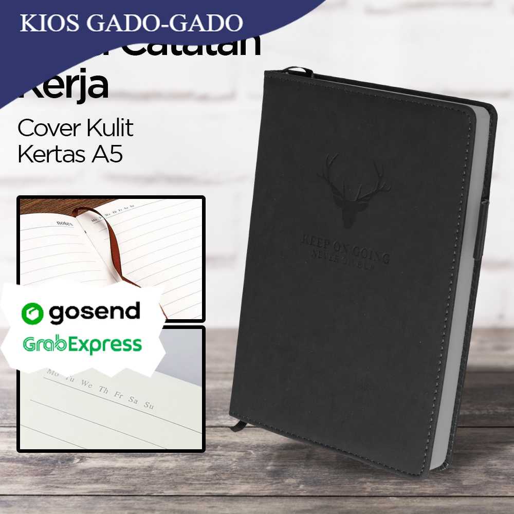 

Buku Catatan Kerja Notebooks Cover Kulit Kertas A5 - CW-5025