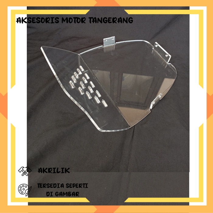 PEMBATASBOX PCX SEKAT BAGASIMIKA PCX DOWNDRAFT TRANSPARANT PCX 160 DOWNDRAFT TRANSPARANT AKRILIK