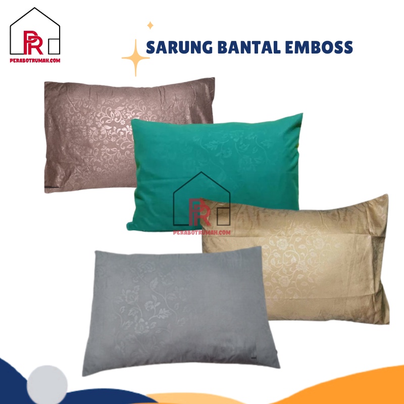 SARUNG BANTAL GULING / SARUNG BANTAL DAN GULING EMBOS POLOS /SARUNG BANTAL GULING MURAH