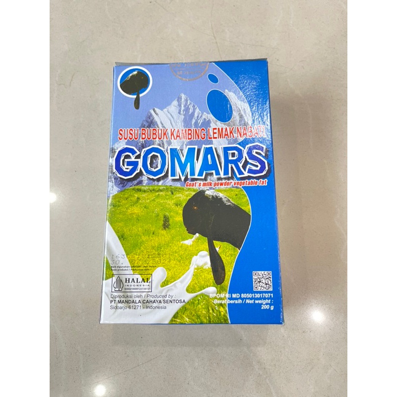 

Susu Kambing Lemak Nabati Gomars 200g