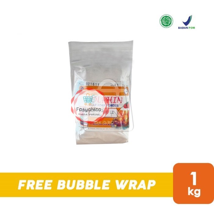 

Tepung Agar Agar Powder DOLPHIN (1 kg) - FasyAnita Mart Denpasar