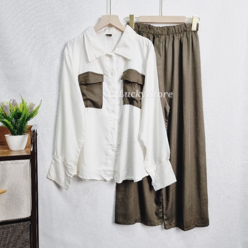 PROMO STELAN WANITA SAHARA ONE SETELAN RAYON