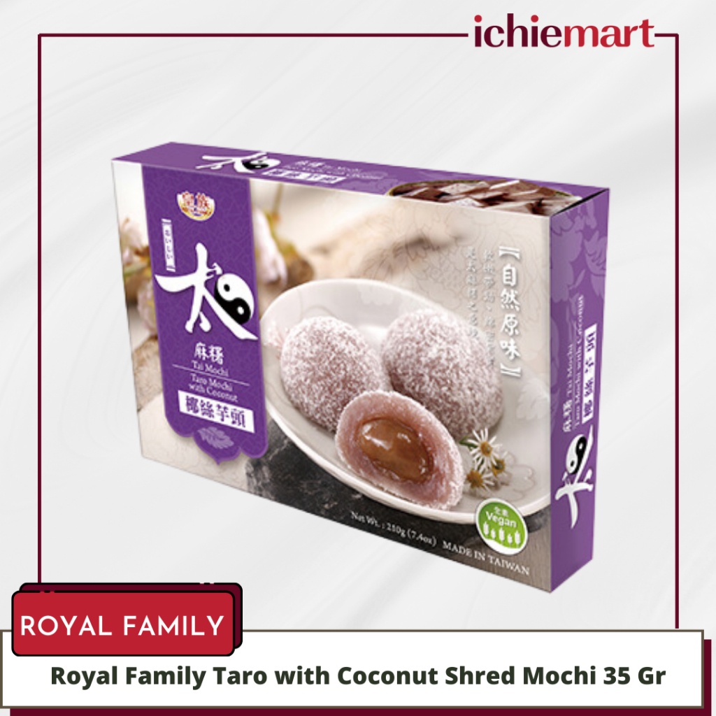 

Royal Family Taro with Coconut Shred Mochi 35 Gr