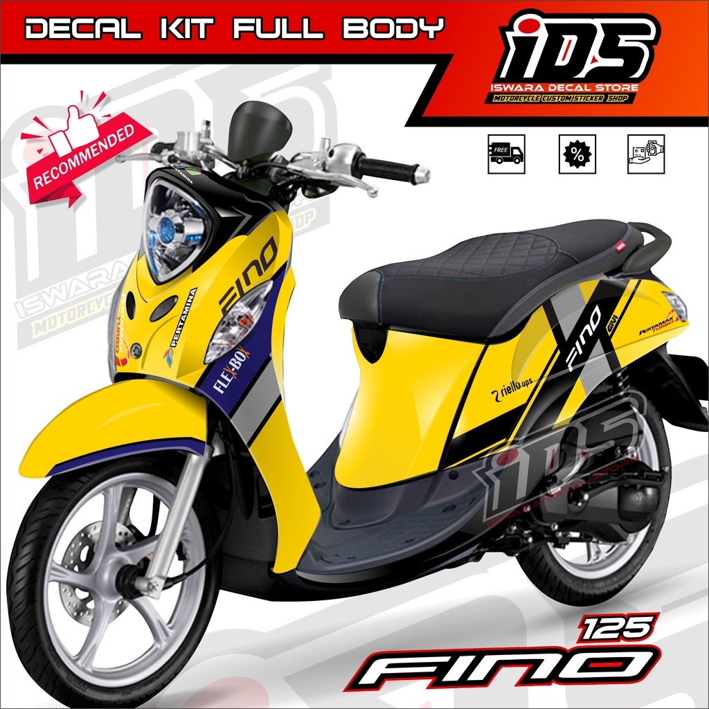 Stiker fino 125 full body variasi striping fino 125 decal fino 125 full body Racing Custom