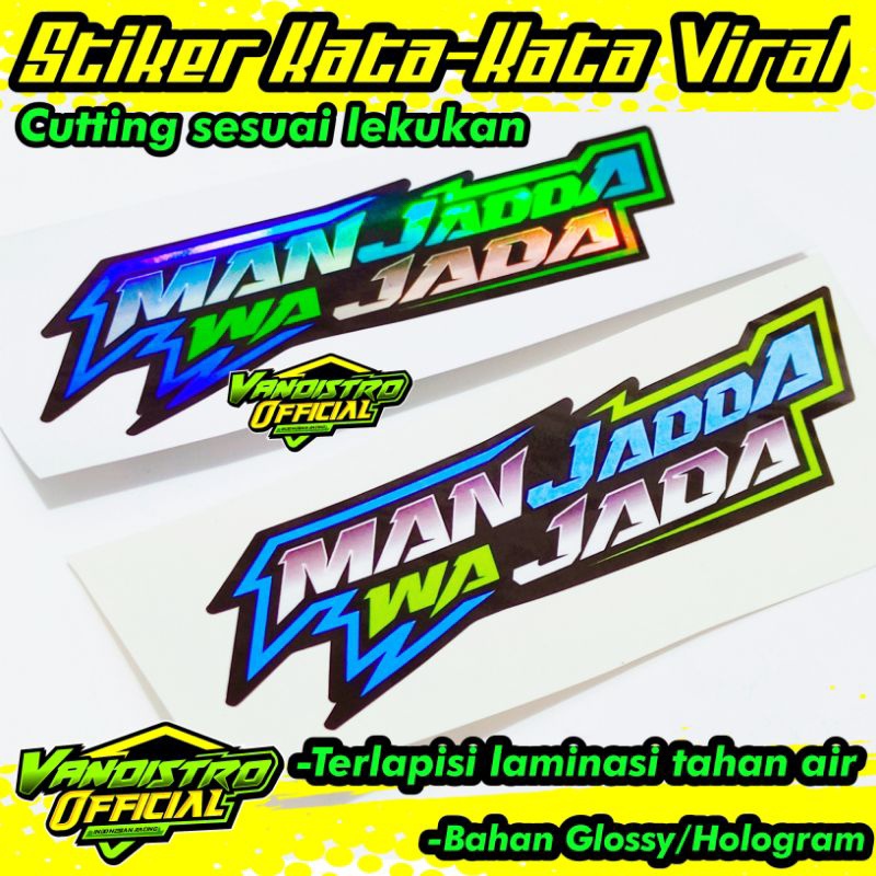stiker man jada wa jada