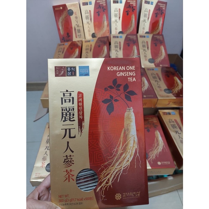 

✨PROMO✨ -Korean One Red Ginseng Tea Korea isi 100 pcs (1 box)