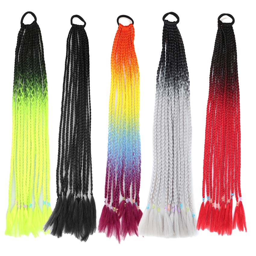 Rambut Extension Kepang Rambut Sintetis Model Kepang Jumbo Panjang 24Inch Rambut Kepang extension